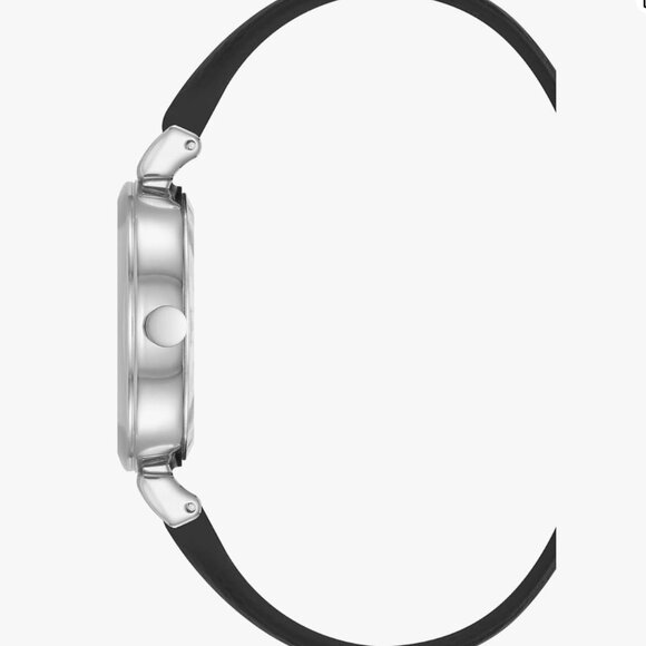 Nine West Women's Classic Silver & Black Watch NWT - Picture 2 of 13